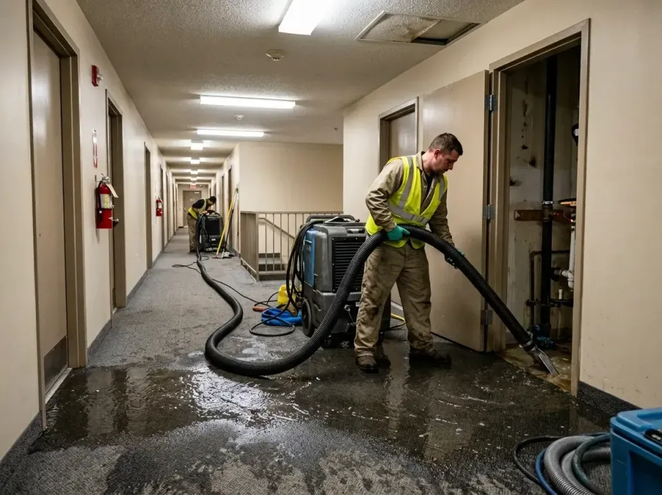 multi-unit-apartment-hallway-f-005 — frequently asked questions, Emergency Burst Pipe Water Extraction & Removal in Irving,…